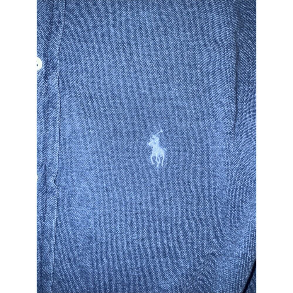 Ralph Lauren Featherweight Meat Button Up Shirt Blue Small 19x25 - Picture 2 of 4